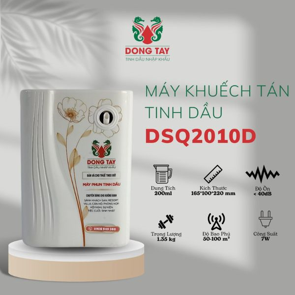 Máy khuếch tán tinh dầu DSQ2010D cao cấp cho không gian từ 50 - 100m²