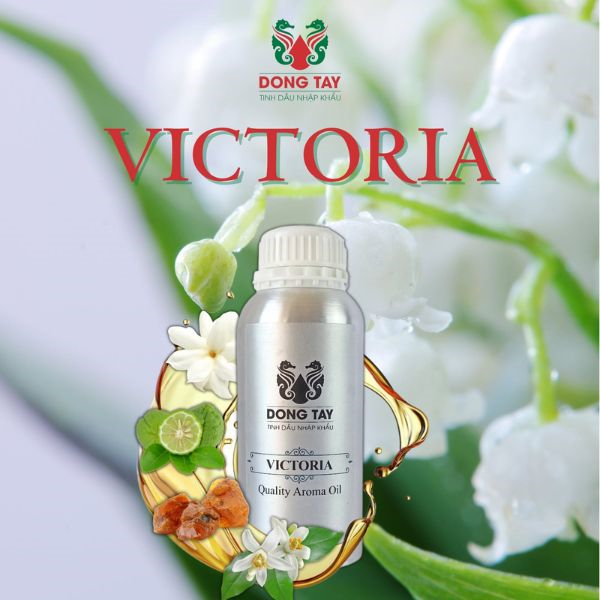 Tinh dầu Victoria cao cấp – sự kết hợp tinh tế giữa hương hoa trắng, cam chanh và hổ phách sang trọng