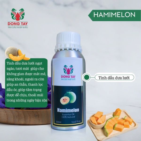 Tinh dầu dưa lưới Hamimelon 500ml mang lại hương thơm ngọt ngào tươi mát Tinh dầu dưa lưới Hamimelon 500ml mang lại hương thơm ngọt ngào tươi mát