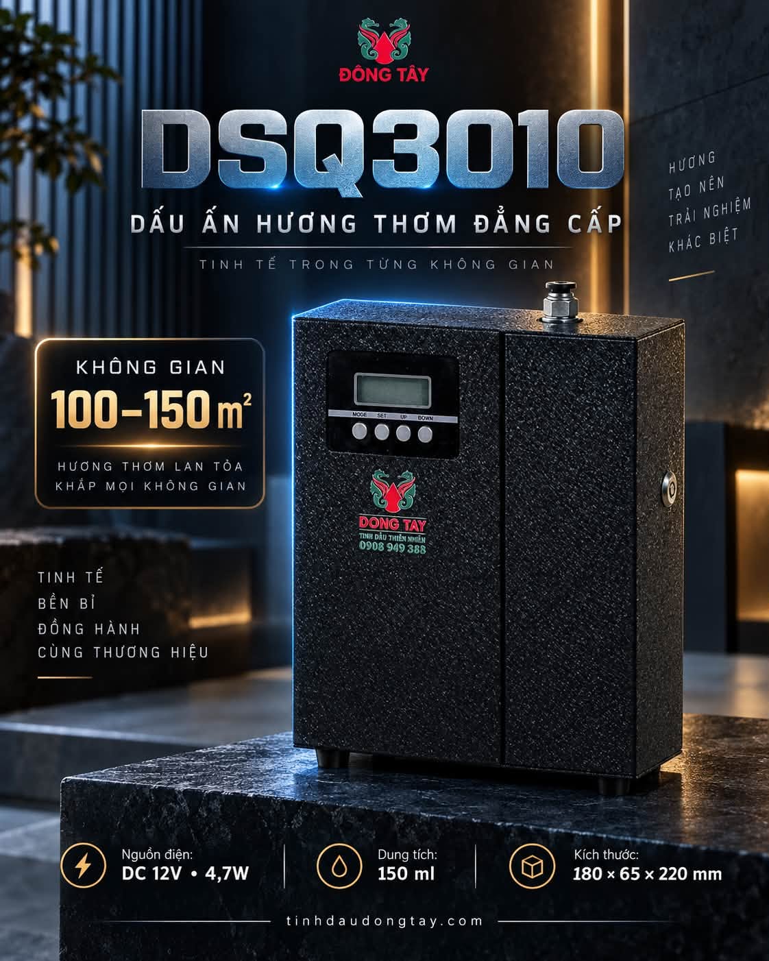 Máy khuếch tán tinh dầu tự động DSQ3010