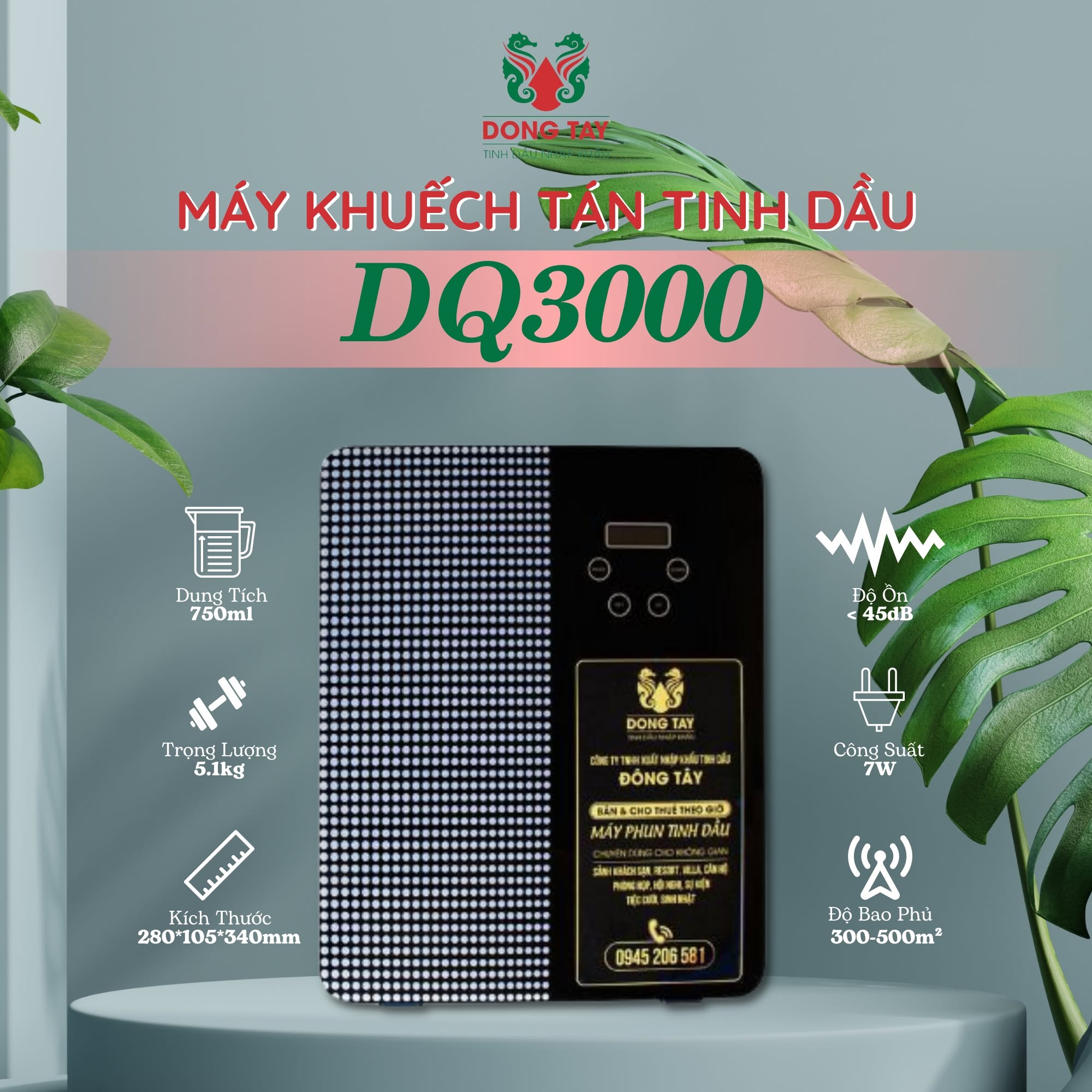 Máy phun tinh dầu công suất lớn DQ3000