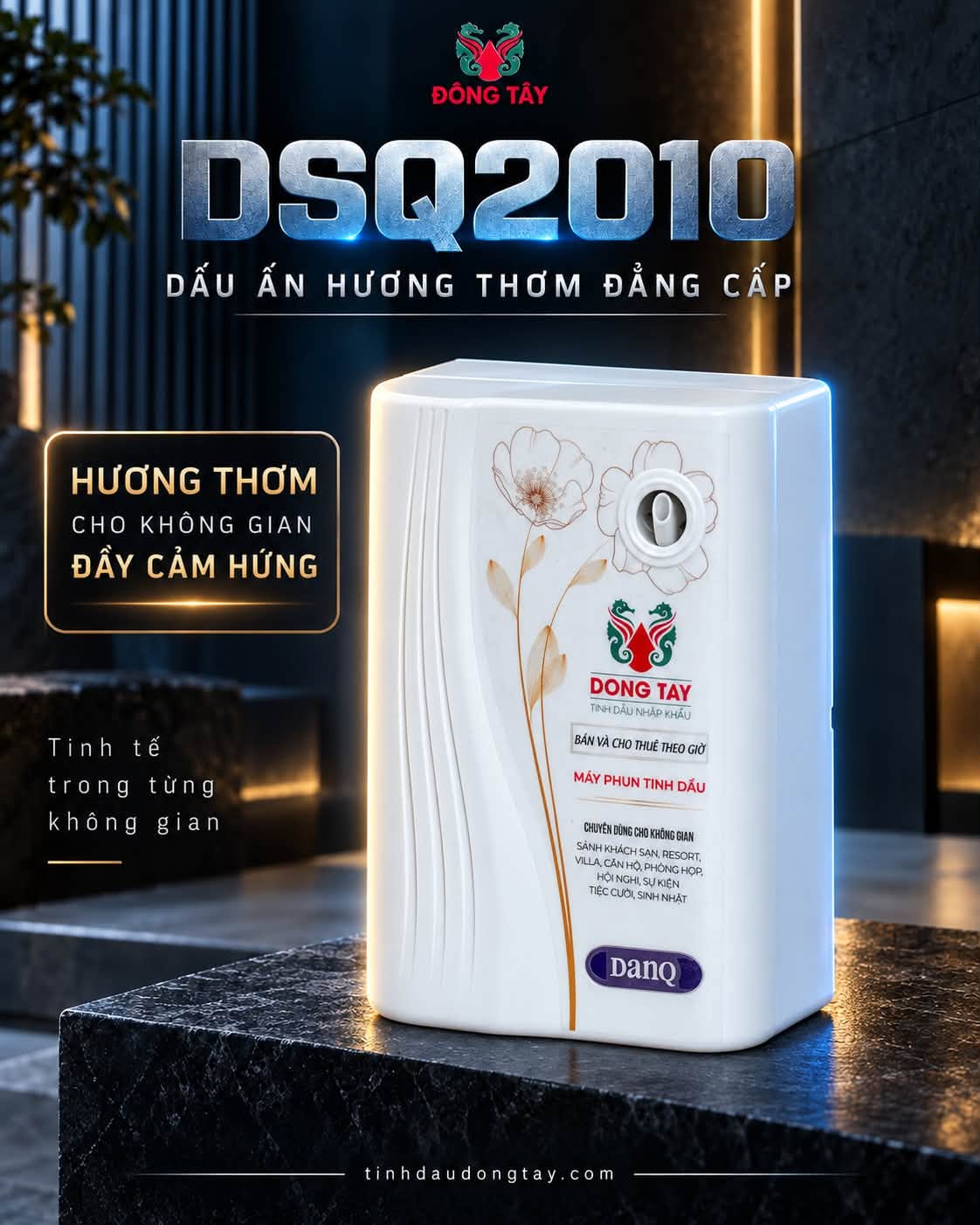 Máy phun tinh dầu DanQ DSQ2010